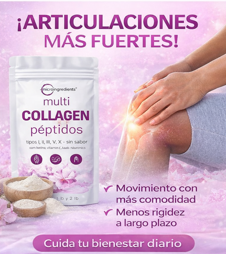 Colágeno en polvo Péptidos Hidrolizado MicroIngredients 1 o 2 LBS