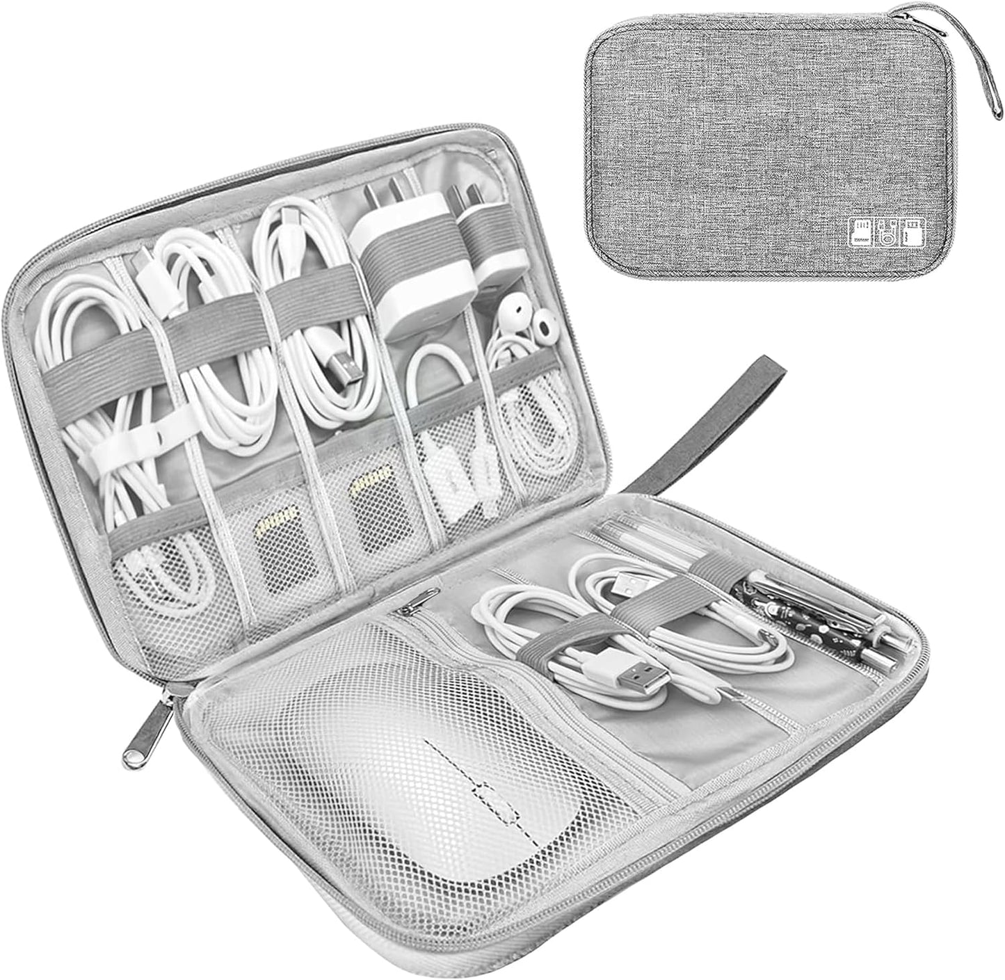 Estuche para Relojes PREMIUM + GRATIS Bolsa Organizadora de Cables Portátil