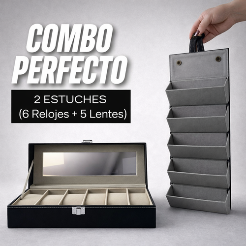 OFERTA Estuches de lentes + Estuche de Relojes