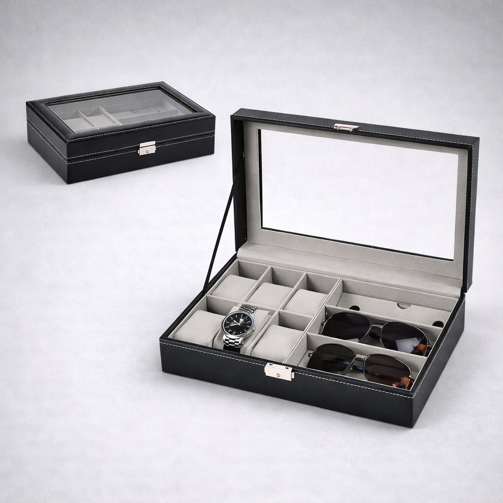 Estuche para Relojes y Lentes PREMIUM- TODO EN UNO