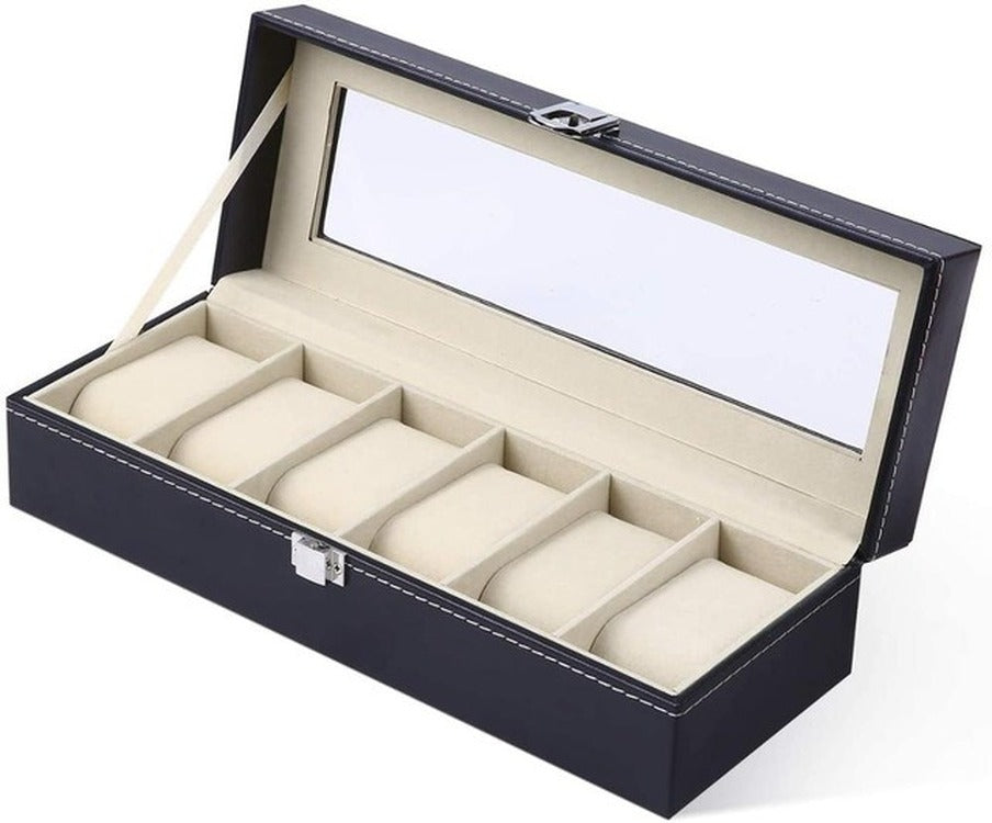 Combo para Papá: Estuche para 6 Relojes + Kit de Manicure Premium