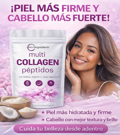 Colágeno en polvo Péptidos Hidrolizado MicroIngredients 1 o 2 LBS